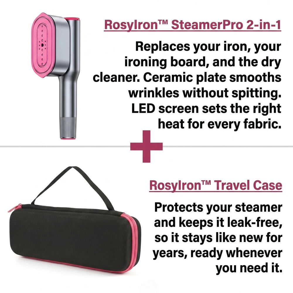 PressCraft™ 2-in-1 Garment Steamer &amp; Iron